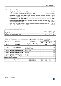 浏览型号EUP8051的Datasheet PDF文件第5页