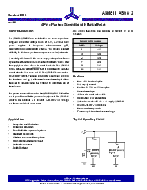 浏览型号ASM811SEUS-T的Datasheet PDF文件第1页