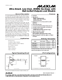 浏览型号MAX4389EUT-T的Datasheet PDF文件第1页
