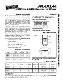 浏览型号MAX2671EUT-T的Datasheet PDF文件第1页