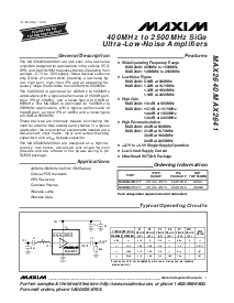 浏览型号MAX2640EUT-T的Datasheet PDF文件第1页