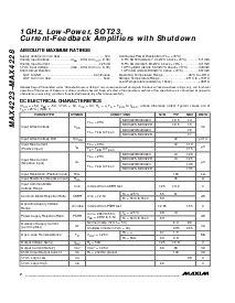 浏览型号MAX4223EUT-T的Datasheet PDF文件第2页