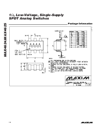 浏览型号MAX4624EUT-T的Datasheet PDF文件第10页