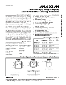 浏览型号MAX4544EUT-T的Datasheet PDF文件第1页