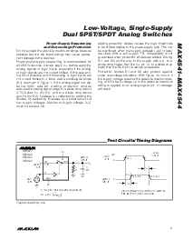 浏览型号MAX4544EUT-T的Datasheet PDF文件第7页