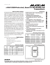 浏览型号MAX3043EWE的Datasheet PDF文件第1页