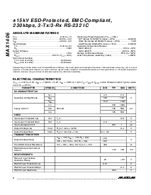 浏览型号MAX1406EWE的Datasheet PDF文件第2页