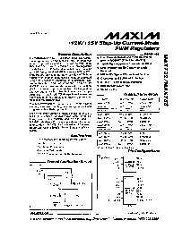 浏览型号MAX733EWE的Datasheet PDF文件第1页