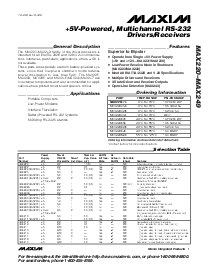 浏览型号MAX230EWP的Datasheet PDF文件第1页