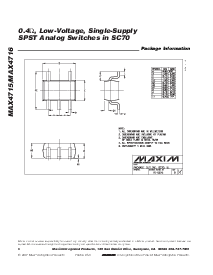 浏览型号MAX4716EXK-T的Datasheet PDF文件第8页