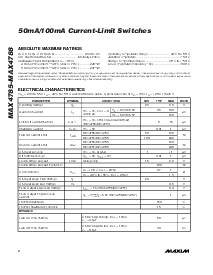 浏览型号MAX4787EXK-T的Datasheet PDF文件第2页