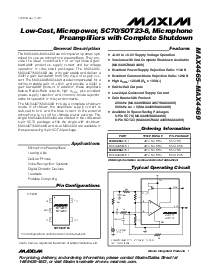 浏览型号MAX4465EXK-T的Datasheet PDF文件第1页