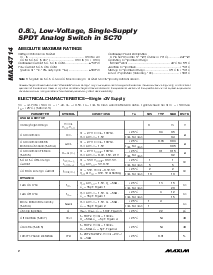 浏览型号MAX4714EXT-T的Datasheet PDF文件第2页