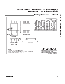 浏览型号MAX9010EXT-T的Datasheet PDF文件第11页