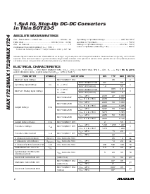 浏览型号MAX1722EZK-T的Datasheet PDF文件第2页