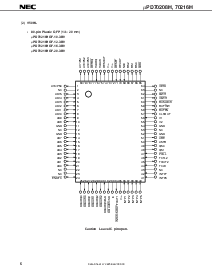 浏览型号UPD70208HGF-10-3B9的Datasheet PDF文件第6页