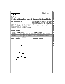 浏览型号74F193PC的Datasheet PDF文件第1页