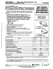 浏览型号MRF19085SR3的Datasheet PDF文件第1页