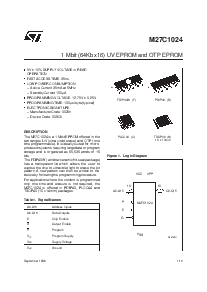 浏览型号M27C1024-12F1X的Datasheet PDF文件第1页