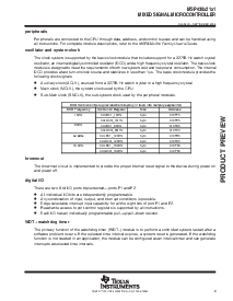 浏览型号MSP430F2101的Datasheet PDF文件第9页