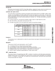 浏览型号MSP430F2111IRGE的Datasheet PDF文件第9页