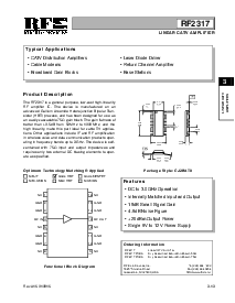 浏览型号RF2317的Datasheet PDF文件第1页