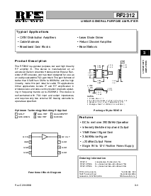 浏览型号RF2312的Datasheet PDF文件第1页
