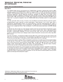 浏览型号TMS320LF2402PGEA的Datasheet PDF文件第4页