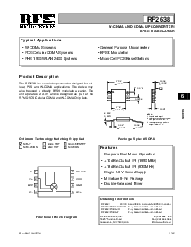 浏览型号RF2638的Datasheet PDF文件第1页