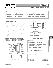 浏览型号RF2607的Datasheet PDF文件第1页