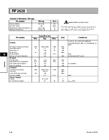 浏览型号RF2628的Datasheet PDF文件第2页