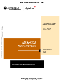 浏览型号MC68HC908RF2CFA的Datasheet PDF文件第1页