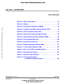 浏览型号MC68HC908RF2CFA的Datasheet PDF文件第5页