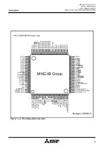 浏览型号M30620MC-2F2FP的Datasheet PDF文件第3页