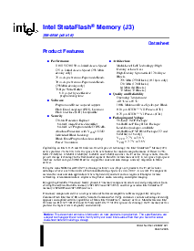 浏览型号TE28F320J3A-110的Datasheet PDF文件第1页