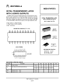 浏览型号MC74F373N的Datasheet PDF文件第1页