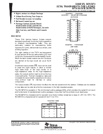 浏览型号SN74F373的Datasheet PDF文件第1页