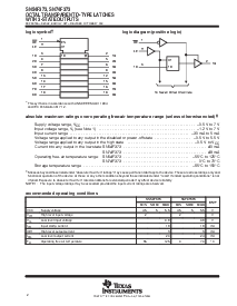 浏览型号SN74F373DW的Datasheet PDF文件第2页