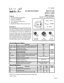 浏览型号IRF3710Z的Datasheet PDF文件第1页