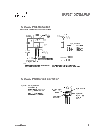 浏览型号IRF3710ZPBF的Datasheet PDF文件第9页