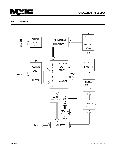 浏览型号MX29F4000的Datasheet PDF文件第3页