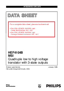 浏览型号HEF4104BD的Datasheet PDF文件第1页