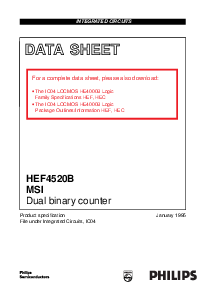 浏览型号HEF4520BT的Datasheet PDF文件第1页