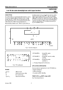 浏览型号HEF4514BP的Datasheet PDF文件第2页