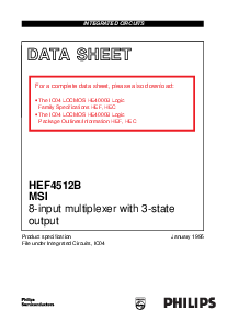 浏览型号HEF4512BT的Datasheet PDF文件第1页