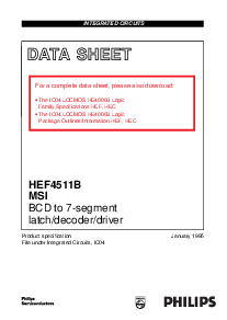 浏览型号HEF4511BP的Datasheet PDF文件第1页