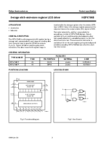 浏览型号HEF4794BT的Datasheet PDF文件第2页