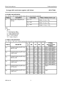 浏览型号HEF4794BT的Datasheet PDF文件第5页