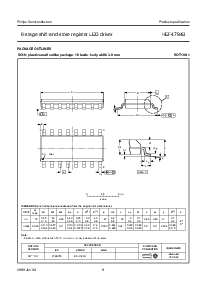 浏览型号HEF4794BT的Datasheet PDF文件第9页