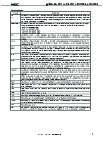 浏览型号UPD44324182F5-E50-EQ2的Datasheet PDF文件第7页